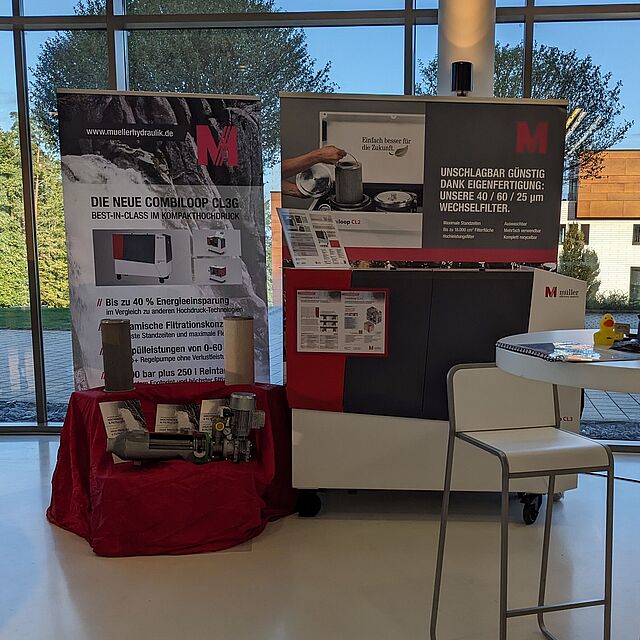 Präsentation von Müller Hydraulik GmbH bei der Drevolution von Star Micronics